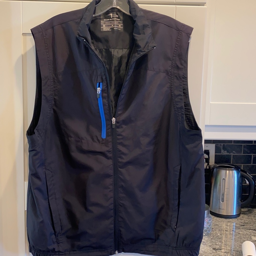 Men’s golf windbreaker vest